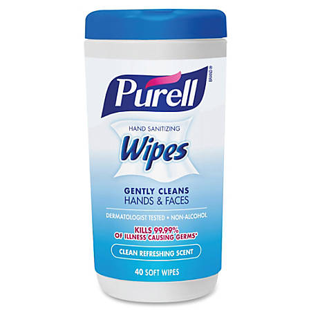 PURELL Clean Scent Hand Sanitizing Wipes Clean White ...