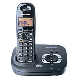 Panasonic KX TG4321B 5 8GHz Digital Cordless Phone With