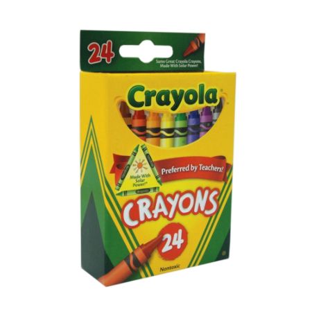 Crayola Standard Crayon Set Assorted Colors Box Of 24 - Office Depot