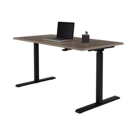 Realspace Magellan Stand Up Desk Gray Office Depot