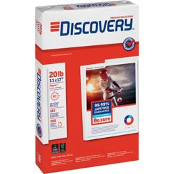 multipurpose discovery selection premium paper tabloid ledger basis carton 2500 lb weight officedepot