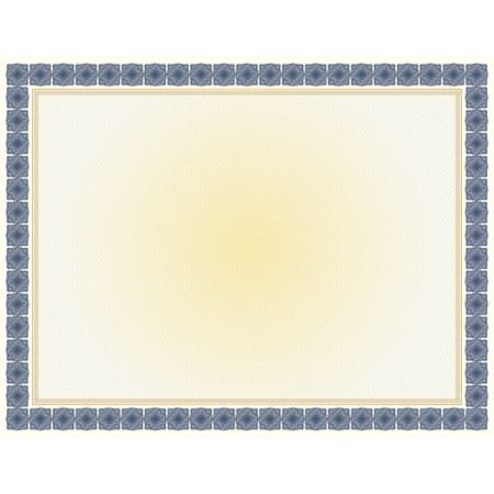 Geographics Certificates 8 12 x 11 Kensington Blue Gold Foil Pack Of 15 ...