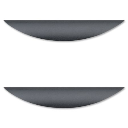 Lorell Laminate Drawer Pulls Traditional 6 4 W 2 Pack Black