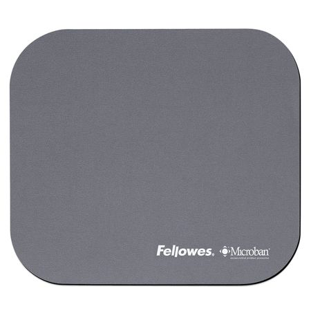 Fellowes Mouse Pad With Microban 8 X 9 Graphite Office Depot