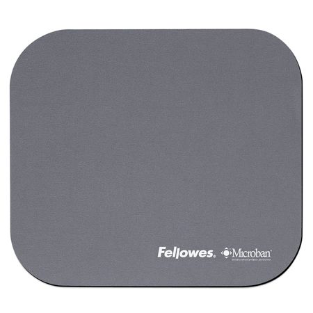 Fellowes Mouse Pad With Microban 8 X 9 Graphite Office Depot