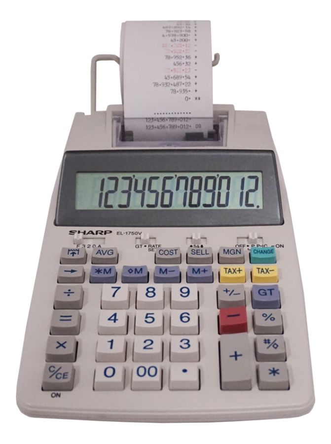 1750v calculator sharp printing el officedepot