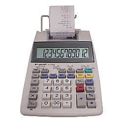 1750v calculator sharp printing el officedepot