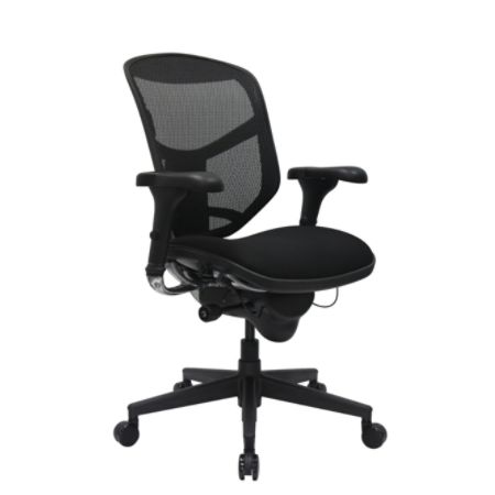 WorkPro Quantum 9000 Series Ergonomic Mid Back MeshFabric Chair Black