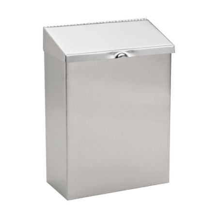 Hospital Specialty Stainless Steel Sanitary Napkin Receptacle 11 x 8 x ...