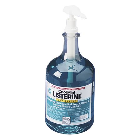 Listerine Cool Mint Antiseptic Mouthwash 1 Gallon Office Depot