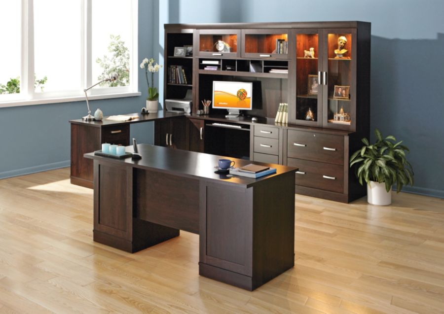 Sauder Executive Desk 6 Drawer 65 5 X 29 5 X 29 3 6 X
