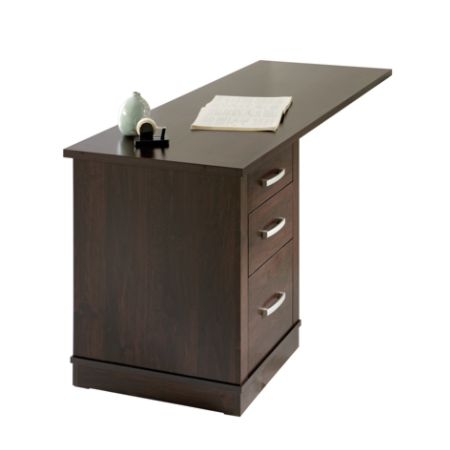 Sauder Office Port Collection Library Return Dark Alder Office Depot