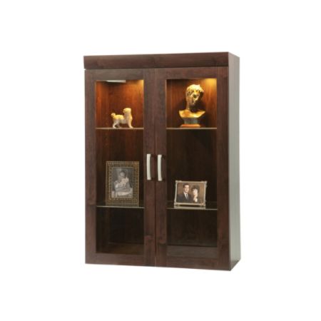 Sauder Office Port Collection Display Hutch Dark Alder Office Depot