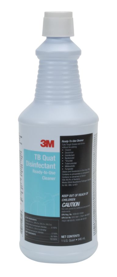 TB Quat Disinfectant Cleaner Concentrate 32 oz Bottle  12/Carton
