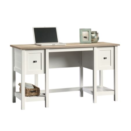 Sauder Cottage Road Desk Soft White Office Depot