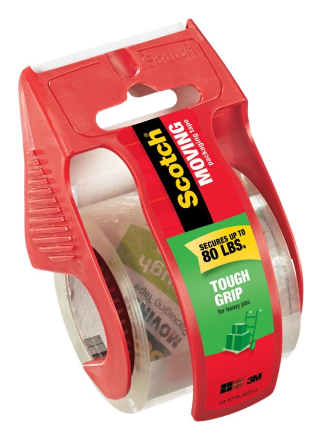 Scotch Tough Grip Moving Packing Tape 1.88 x 22.2 Yd. Clear by Office ...