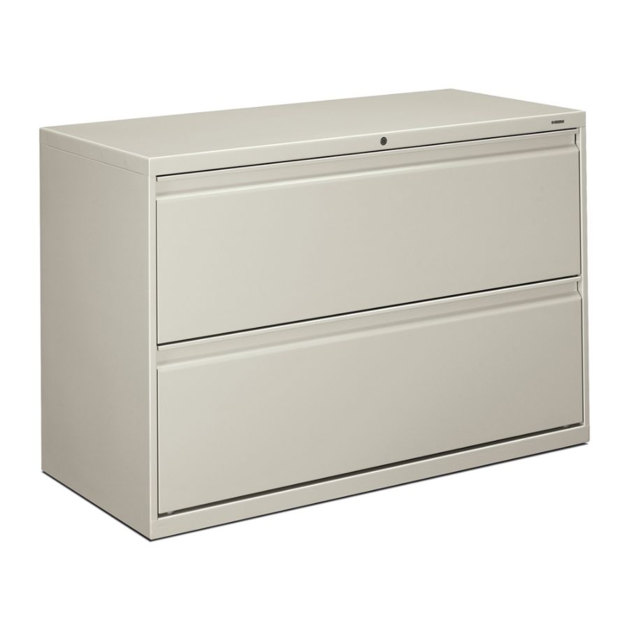 Hon 800 Series Lateral File With Lock 2 Drawers 28 H X 42 W X 19
