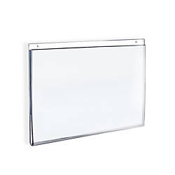frame sign office depot acrylic holders mount clear officedepot
