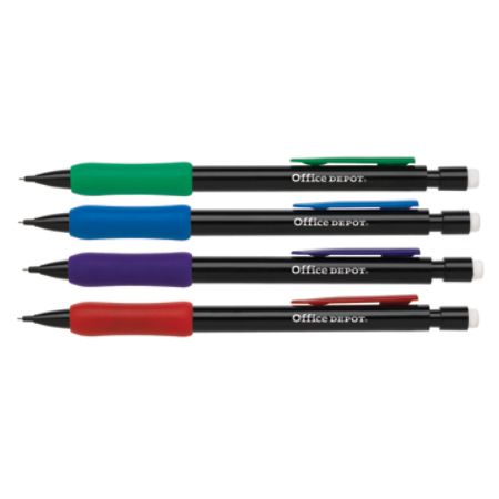 Office Depot Mechanical Pencils With Comfort Grip 0 7 Mm Pack Of