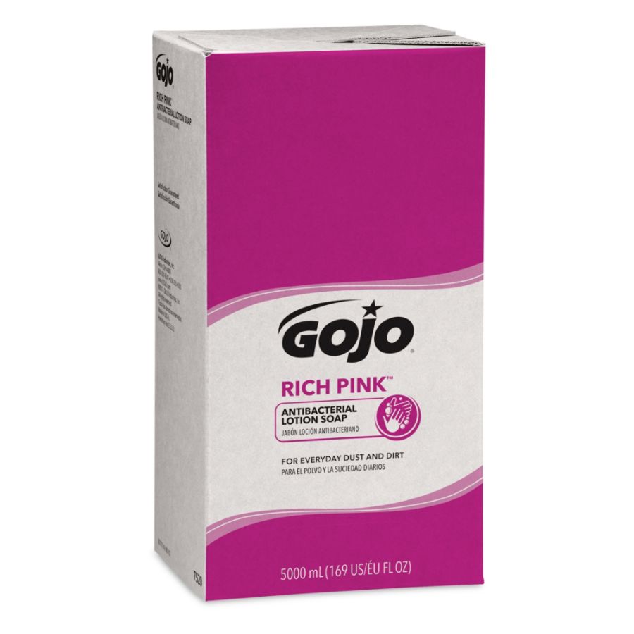 Gojo Rich Pink Antibacterial Lotion Soap Refill  1 Each (Quantity)