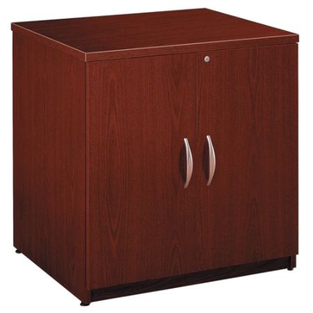 Bush Business Furniture Components Storage Cabinet 30 W Mahogany ...