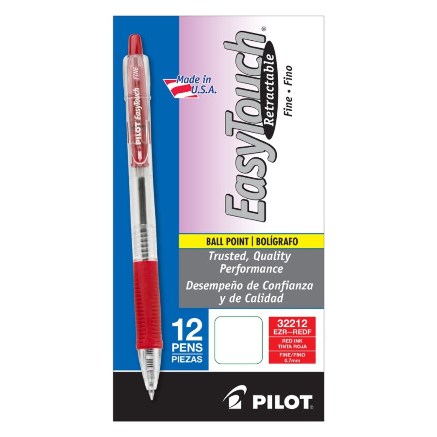 easytouch pens pilot retractable ballpoint fine officedepot