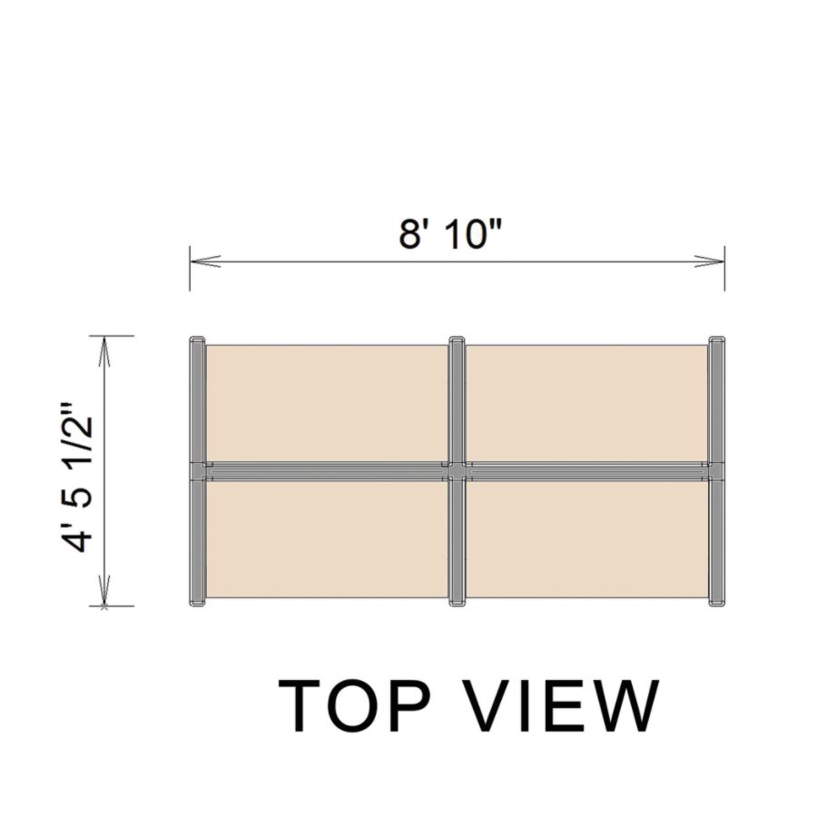 Cube Solutions Commercial Grade Low Height Call Center Cubicle