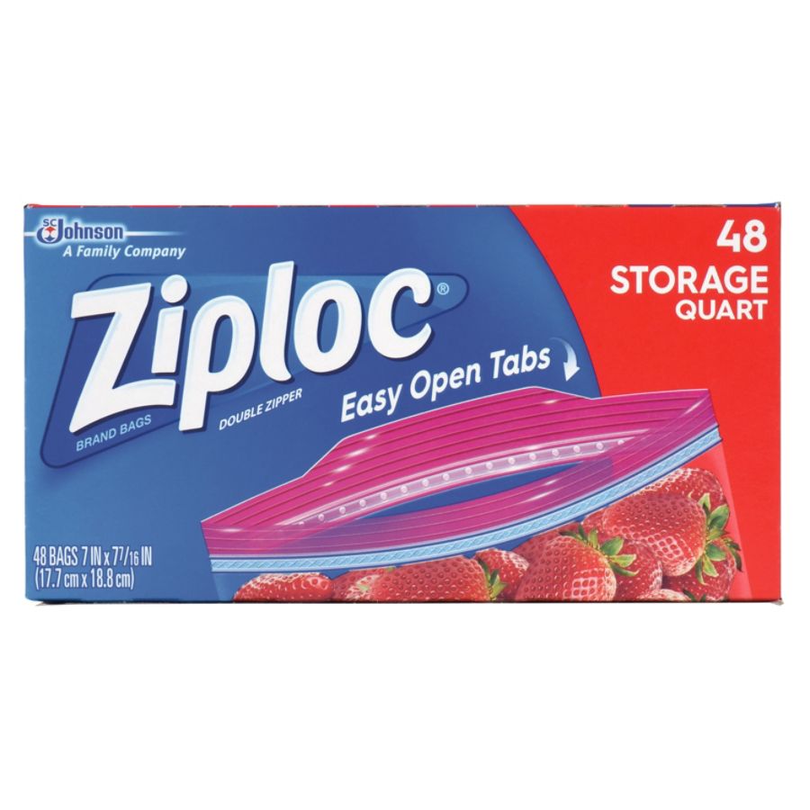 Ziploc Quart Storage Bags - 48ct