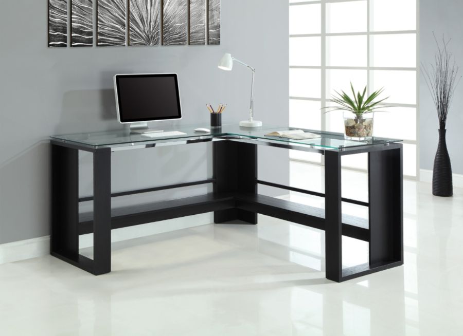 Whalen Jasper L Desk Espresso Zerbee