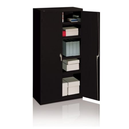 Hon Steel Storage Cabinet 3 Shelves Charcoal Office Depot