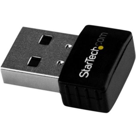 StarTech.com USB WiFi Adapter AC600 Dual Band Nano USB Wireless Network ...