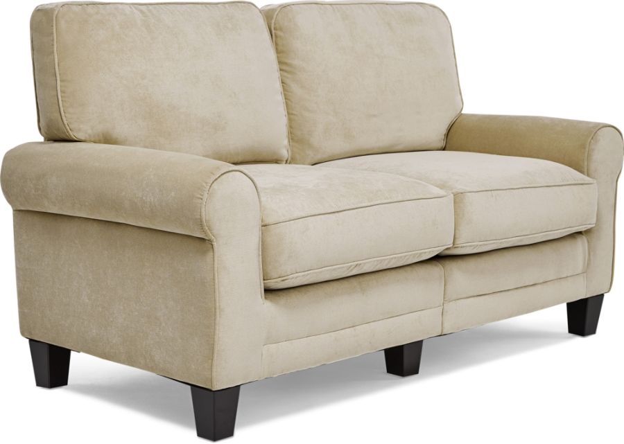 Serta RTA Copenhagen Collection 61" Loveseat in Marzipan, CR43531PB