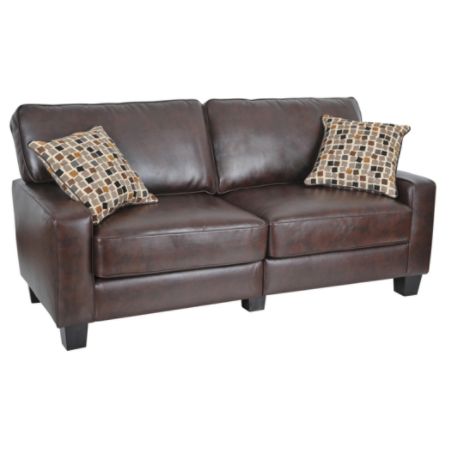 Bonded leather sofa