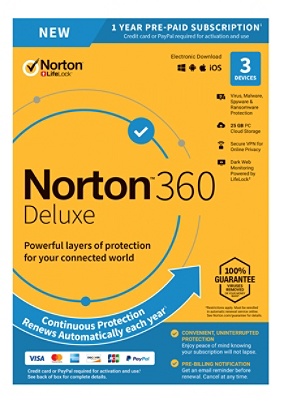 Norton 360 Deluxe 3 Devices 1y Product Key Office Depot