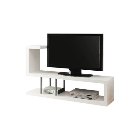 Monarch Specialties Hollow Core TV Stand For Flat Panel TVs Up To 47