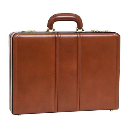 McKleinUSA Daley Leather Attach Case Brown by Office Depot & OfficeMax