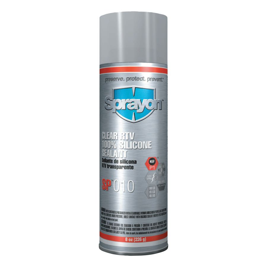 Sprayon RTV Silicone Sealant Aerosol Spray 8 Oz Case 12 Cans
