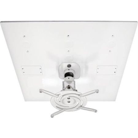 Amer Mounts Universal Drop Ceiling Projector Mount Replaces 2 X2 Ceiling Tiles Supports Up To 30lb Load 360 Degree Rotation 180 Degree Tilt Item