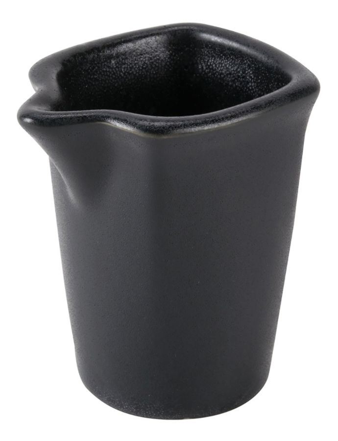 Foundry Soho Creamer Pitchers, 3.5 Oz, Black, Pack Of 24 Pitchers