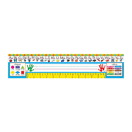 Trend Desk Toppers Reference Name Plates Zaner Bloser 3 34 X 18