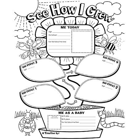 Scholastic Graphic Organizer Posters My Timeline Grades K 2 by Office