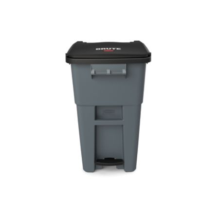 Rubbermaid Commercial BRUTE Rectangular Polyethylene Rollout Bin Step ...