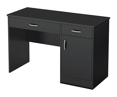 South Shore Axess 43 34 Computer Desk Pure Black Office Depot