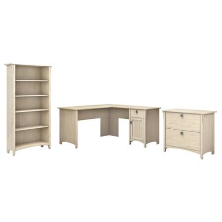 Bush Furniture Salinas 60 W L Shaped Desk With Lateral File