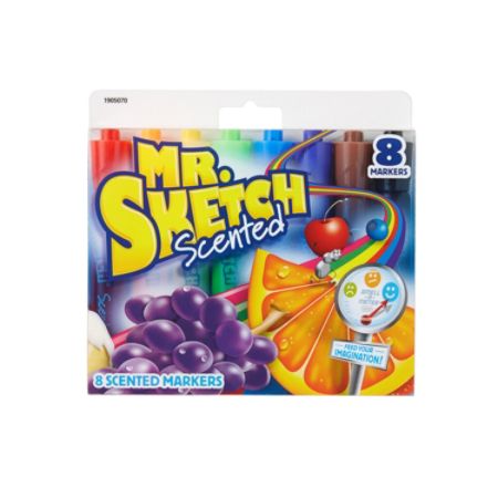 Mr Sketch Scented Markers Assorted Colors Set Of 8 Item 203059