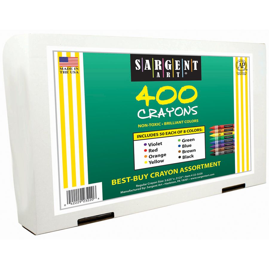 UPC 042229232206 product image for Sargent Art Crayons, Box Of 400 | upcitemdb.com