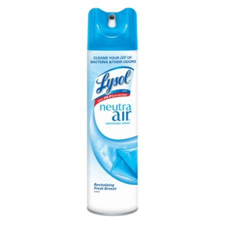 Lysol Neutra Air Sanitizing Spray Air Freshener Fresh Breeze Scent 10 Oz Item