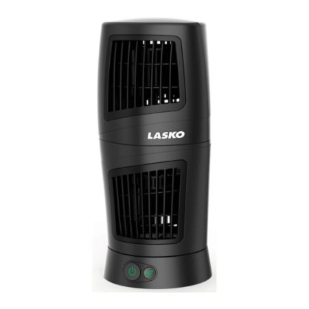 Lasko Desk Fan 11 9 Diameter 3 Speed Quiet Oscillating Black
