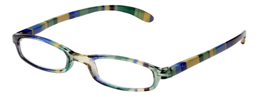 ICU Eyewear Womens Striped Reading Glasses Multicolor 1.75x - Office Depot