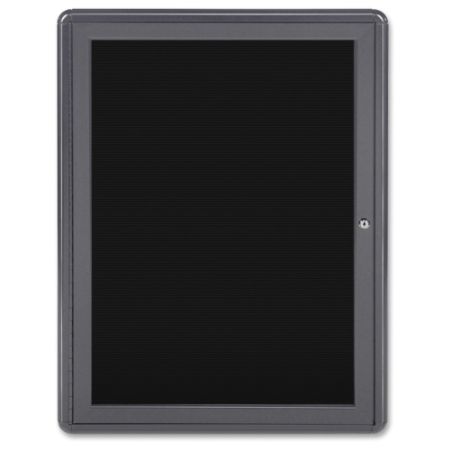 Ghent 1 door Ovation Enclosed Letterboard 34 Height x 24 Width Black ...